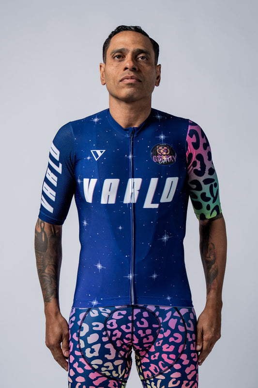 Men's Galaxy Cat Stratus Cycling Jersey