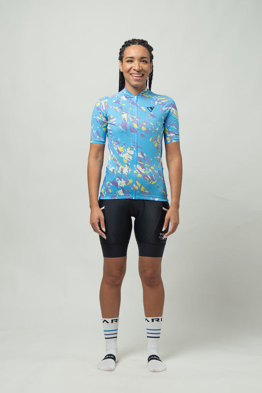 Women's Gravel Series Sandstone Cycling Jersey (Indigo)