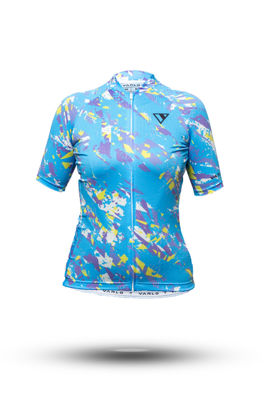 Women's Gravel Series Sandstone Cycling Jersey (Indigo)