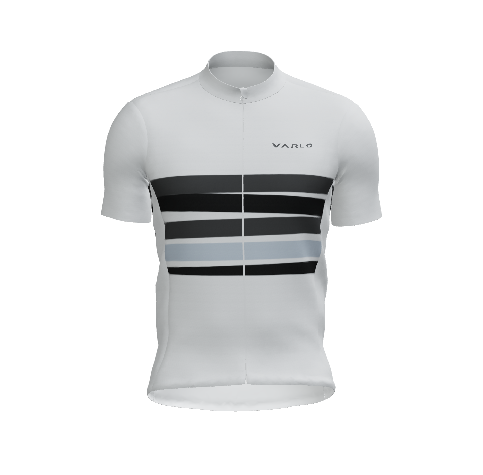 Front view of cycling jersey design for Varlo.