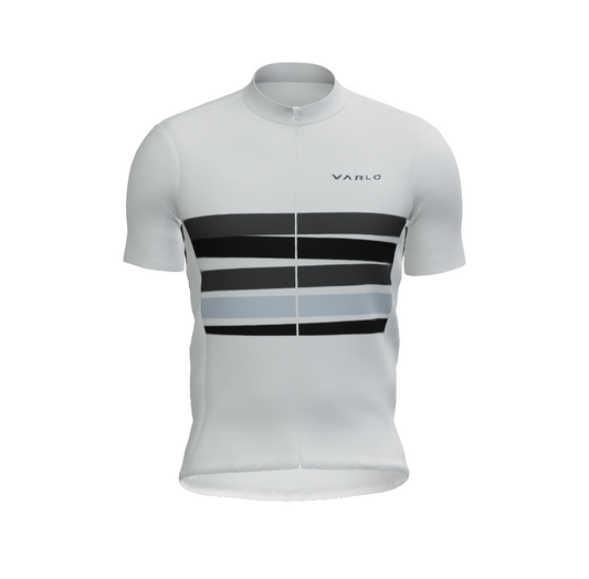 Front view of cycling jersey design for Varlo.