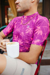 Men's Canopy Momentum Cycling Jersey (Magenta)