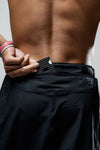 Men's Hybrid Performance 2-in-1 Shorts (Black)