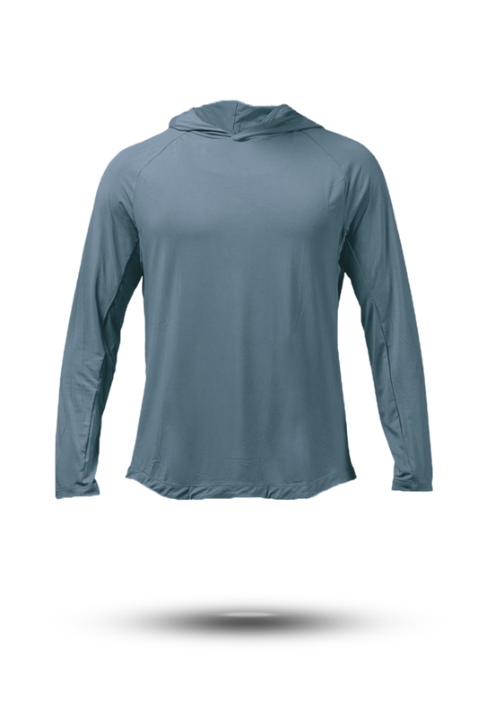 Men's Terra Element Hoodie Shirt (Ash Gray)