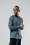Men's Terra Element Hoodie Shirt (Ash Gray)
