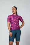 Women's Canopy Momentum Cycling Jersey (Magenta)