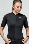 Women's Momentum Cycling Jersey (Black)