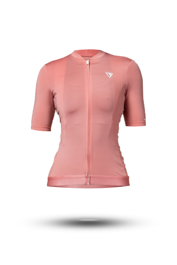 Women's Momentum Cycling Jersey (Crimson Dust)