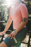 Women's Momentum Cycling Jersey (Crimson Dust)