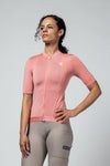 Women's Momentum Cycling Jersey (Crimson Dust)