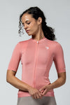 Women's Momentum Cycling Jersey (Crimson Dust)