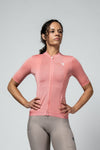 Women's Momentum Cycling Jersey (Crimson Dust)