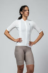 Women's Momentum Cycling Jersey (Soft White)