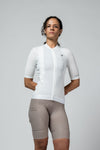 Women's Momentum Cycling Jersey (Soft White)