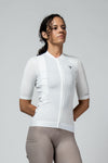 Women's Momentum Cycling Jersey (Soft White)