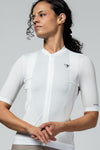 Women's Momentum Cycling Jersey (Soft White)