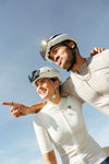 Women's Momentum Cycling Jersey (Soft White)