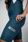 Women's Roam Cargo Bibs V2 (Coastal Blue)