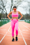 Women's SOHO  3/4 Leggings (Hot Shot Pink)
