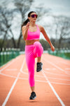 Women's SOHO  3/4 Leggings (Hot Shot Pink)