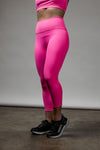 Women's SOHO  3/4 Leggings (Hot Shot Pink)