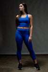 Women's SOHO Cross Back Crop Tank (Neo Blue)