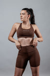 Women's SOHO Cross Back Sports Bra (City Mocha)