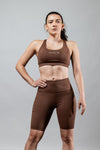 Women's SOHO Cross Back Sports Bra (City Mocha)