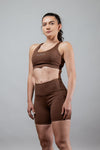 Women's SOHO Cross Back Sports Bra (City Mocha)