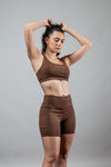 Women's SOHO Cross Back Sports Bra (City Mocha)
