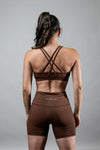 Women's SOHO Cross Back Sports Bra (City Mocha)