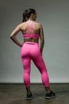 Women's SOHO Cross Back Sports Bra (Hot Shot Pink)