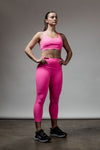 Women's SOHO Cross Back Sports Bra (Hot Shot Pink)