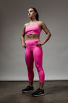 Women's SOHO Cross Back Sports Bra (Hot Shot Pink)