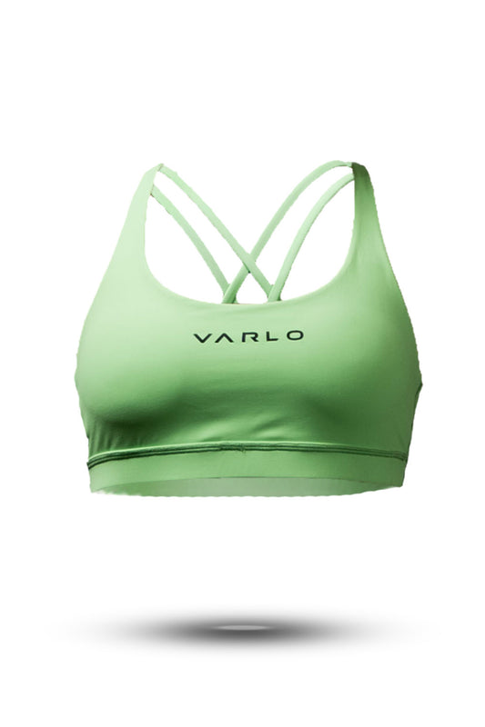 Women's SOHO Cross Back Sports Bra (Lime Lush)