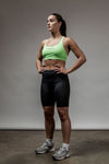 Women's SOHO Cross Back Sports Bra (Lime Lush)