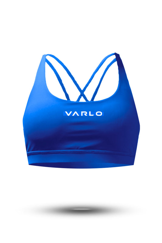 Women's SOHO Cross Back Sports Bra (Neo Blue)