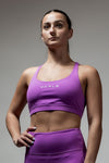 Women's SOHO Cross Back Sports Bra (Purple Muse)