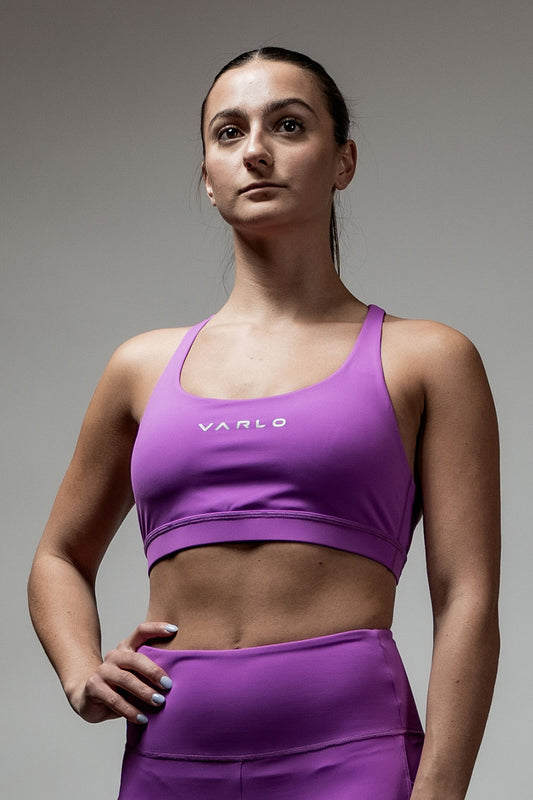 Women's SOHO Cross Back Sports Bra (Purple Muse)