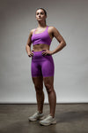 Women's SOHO Cross Back Sports Bra (Purple Muse)