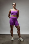 Women's SOHO Cross Back Sports Bra (Purple Muse)
