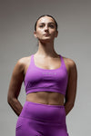 Women's SOHO Cross Back Sports Bra (Purple Muse)