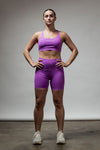 Women's SOHO Cross Back Sports Bra (Purple Muse)