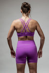 Women's SOHO Cross Back Sports Bra (Purple Muse)