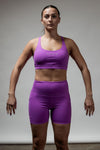 Women's SOHO Cross Back Sports Bra (Purple Muse)