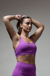 Women's SOHO Cross Back Sports Bra (Purple Muse)