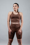 Women's SOHO Fitness Shorts 8" (City Mocha)