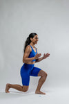 Women's SOHO Fitness Shorts 8" (Neo Blue)