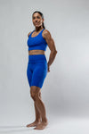Women's SOHO Fitness Shorts 8" (Neo Blue)