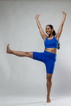 Women's SOHO Fitness Shorts 8" (Neo Blue)